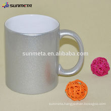 Sunmeta 11oz sublimation blank silver mug for heat press printing---manufacturer